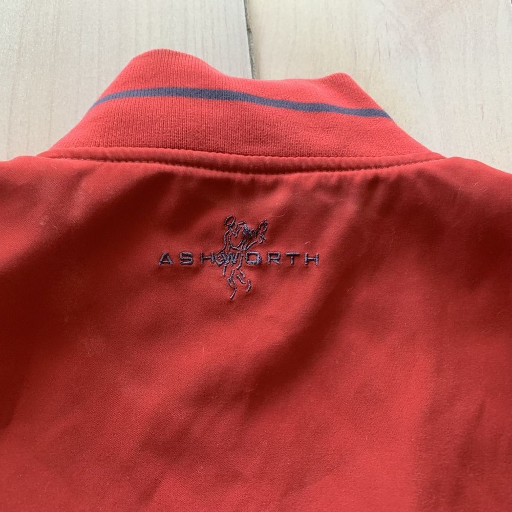 mens L ashworth pullover‎ windbreaker short sleeved - Picture 5 of 6